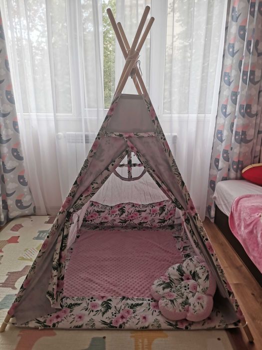 Детска палатка за игра типи
