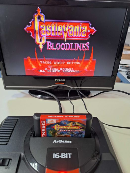 Castlevania Bloodlines caseta discheta clasica Sega Mega Drive Genesis