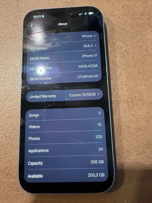 Iphone 17 256gb