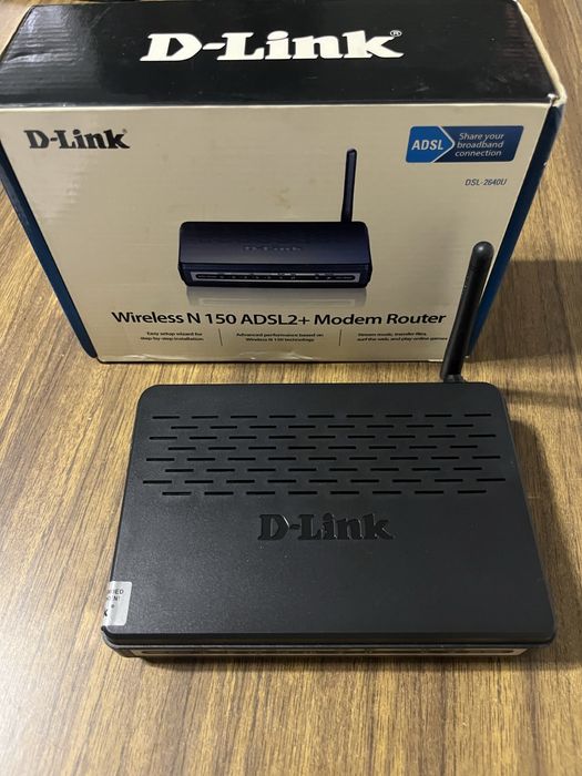Wi-Fi роутер D-Link DSL-2640U