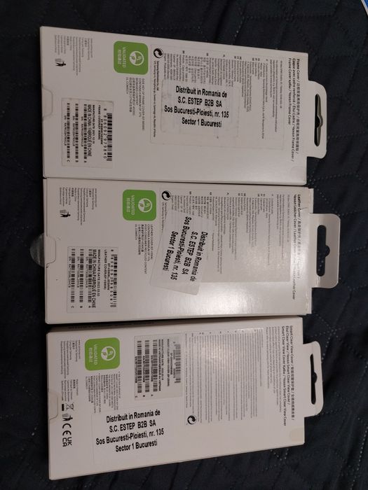 3 Huse ORIGINALE Samsung Galaxy S22+ (Plus) - Piele, Smart View, Frame