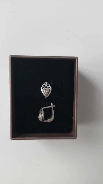 Различни модели детски сребърни обеци