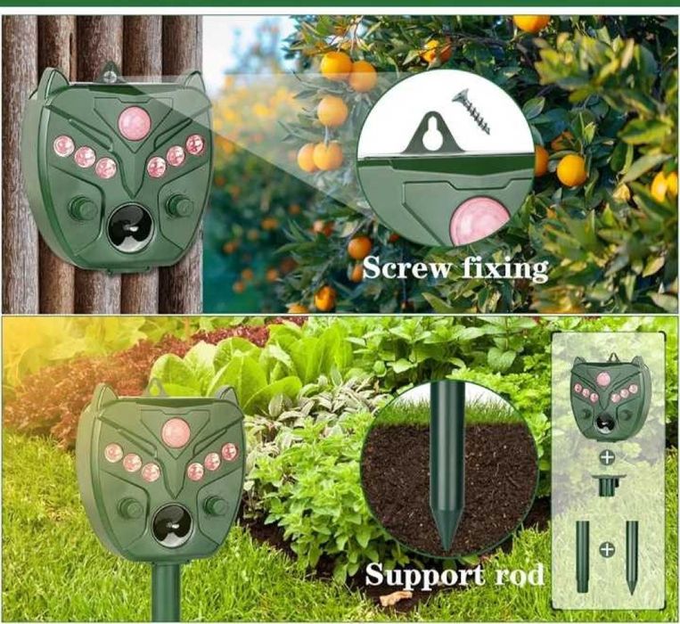 Ултра звуковото устройство за прогонване на вредители е иновативен и е