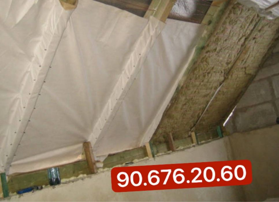 Утепления мансарду под ключ, мин вата, стекловата, базалт.