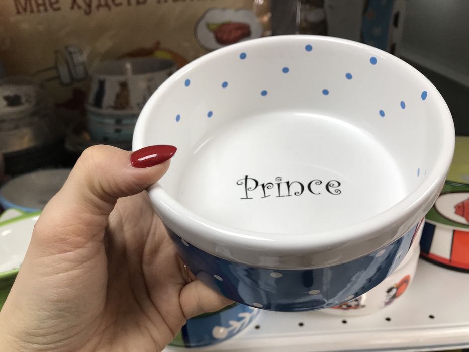 Керамическая миска для кошек! Веселые мордашки!