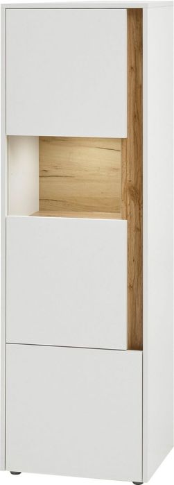 Vitrina Giron , Alb , 50 cm