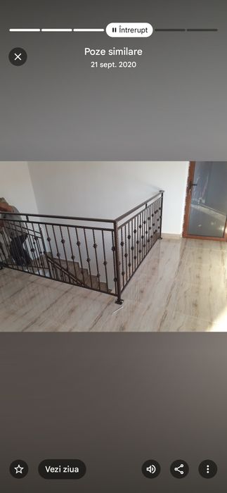 Balustradă metalică vopsită electrostatic