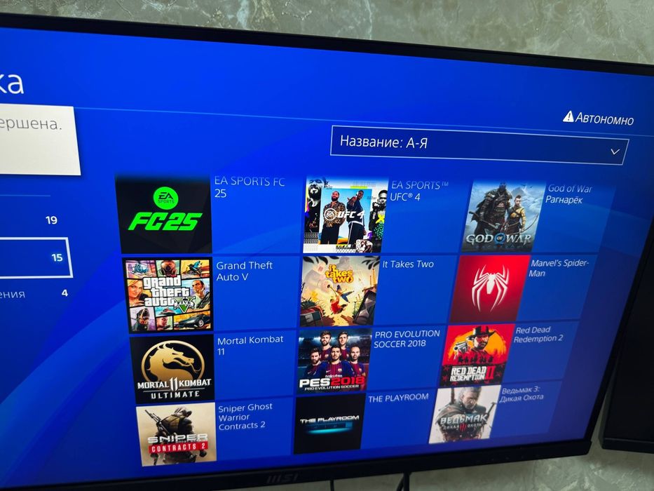 PS4 PRO 4K Sotiladi, XOTIRA 1 TB, Holati ZO'R.