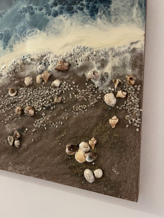 Tablou 80x80 cm rasina epoxy