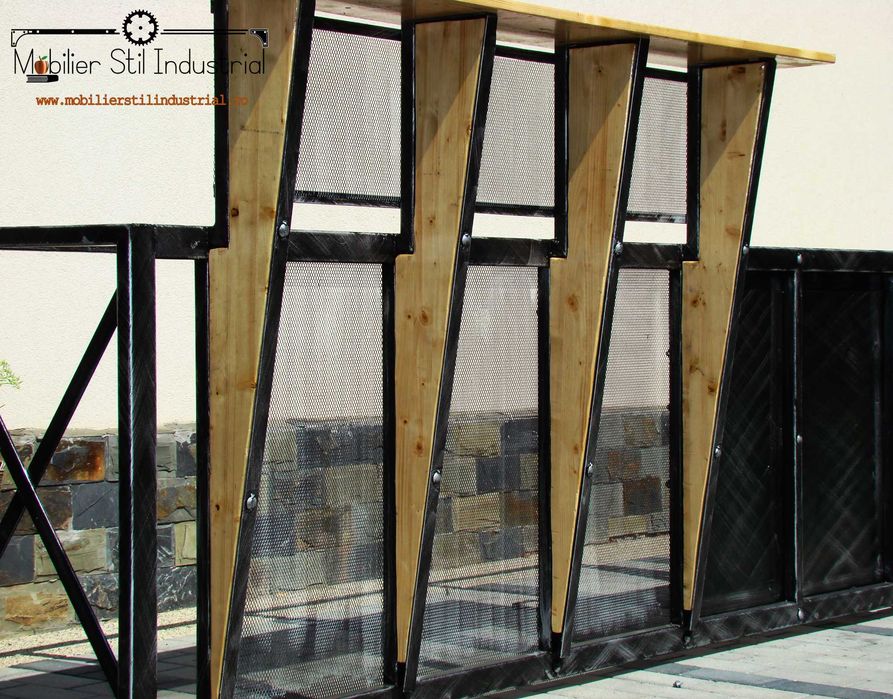 Receptie stil industrial.Totul pe comanda