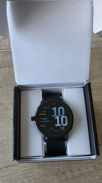 Garmin Venu 4 Black 45 mm 014-00 Black Silicone Band