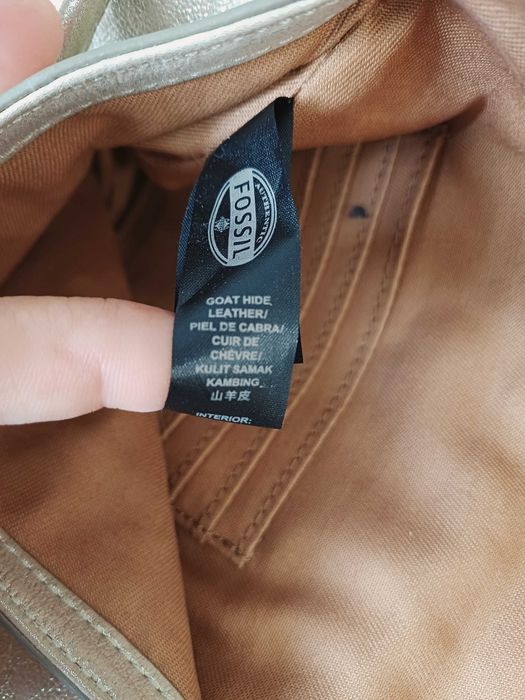 Fossil  чанта от естествена кожа