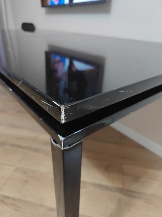 Стол раздвижной трансформер черный