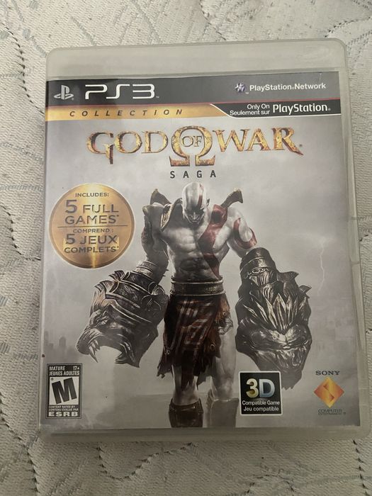 Игри за ps3 God of war 1 2 3 saga collection playstation 3