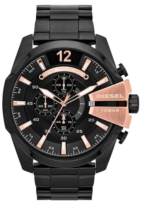 НОВ Часовник DIESEL Mega Chief DZ4309, Гаранция