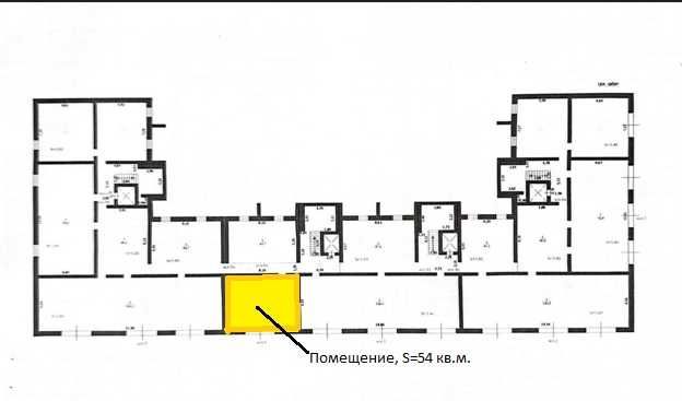 Продается помещение 54 кв.м. в новом ЖК