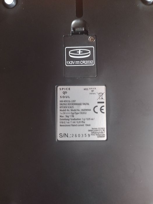 Cîntar bucatarie nou,fara defecte ascunse