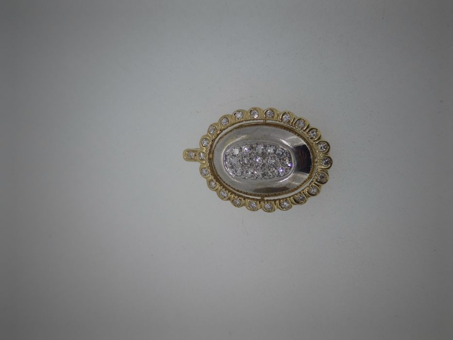 Pandantiv aur 14k 6.73 Gr  cu diamante naturale (r)
