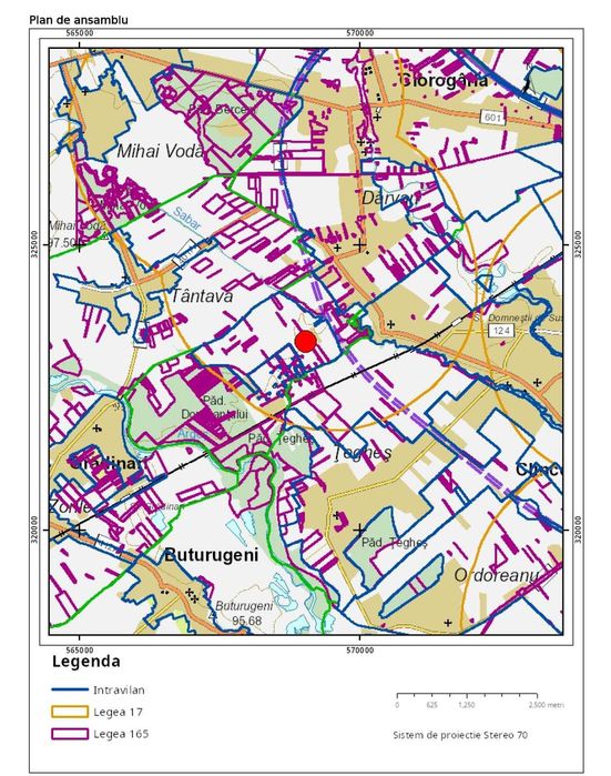 Teren intravilan sat Dârvari, comuna Ciorogarla, Ilfov