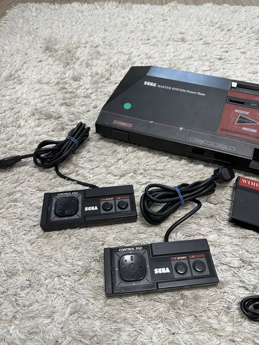 Sega master system power base + 2 controller + joc
