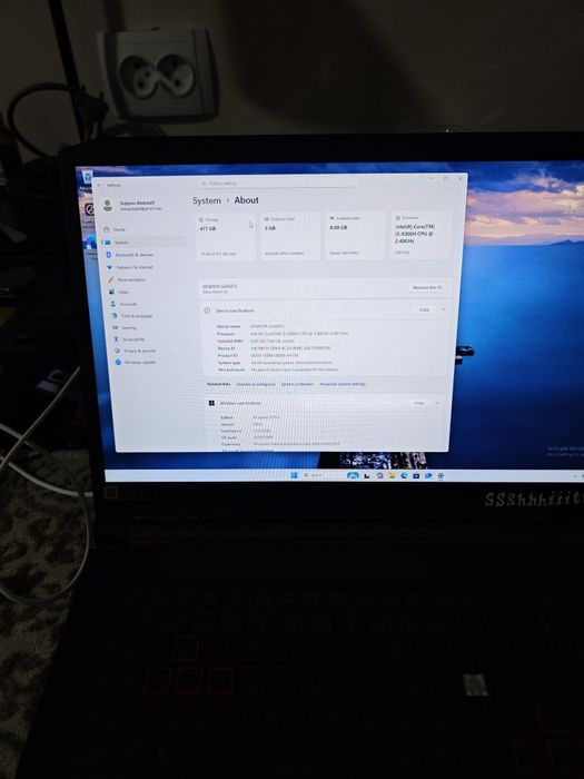 Acer nitro 5 laptop noutbook kompyuter novutbuk gtx1050