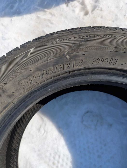 Летняя резина 215 65 R17 в хорошем состоянии