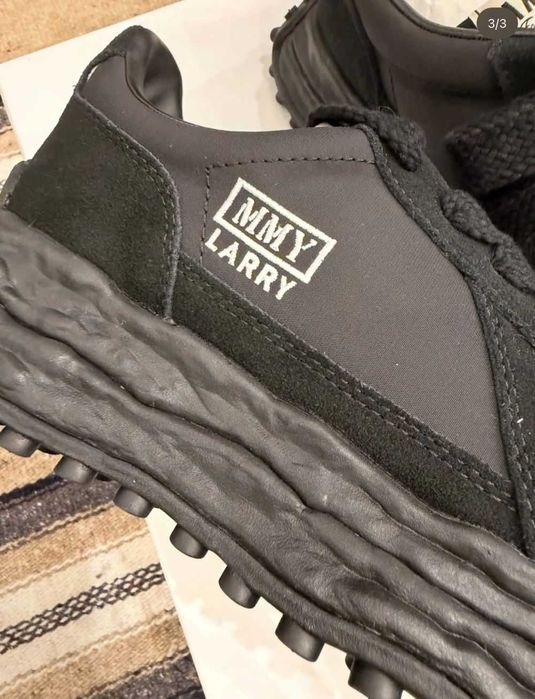 Maison Mihara Yasuhiro "Larry" OG Sole Canvas Low-top Sneaker Black