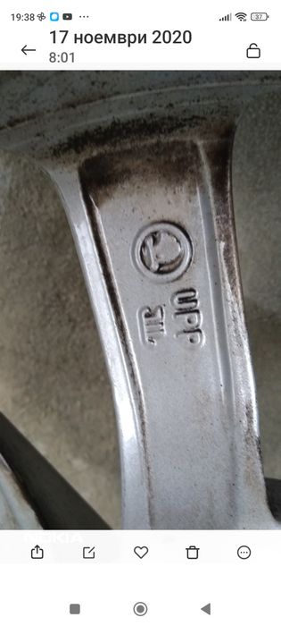 Продавам алуминиеви джанти за Шкода Октавия 3 /16цола