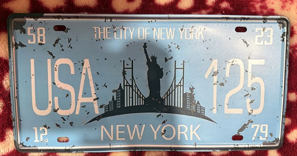 Метални табели California, New York и Florida – нови – 9 лв/бр.