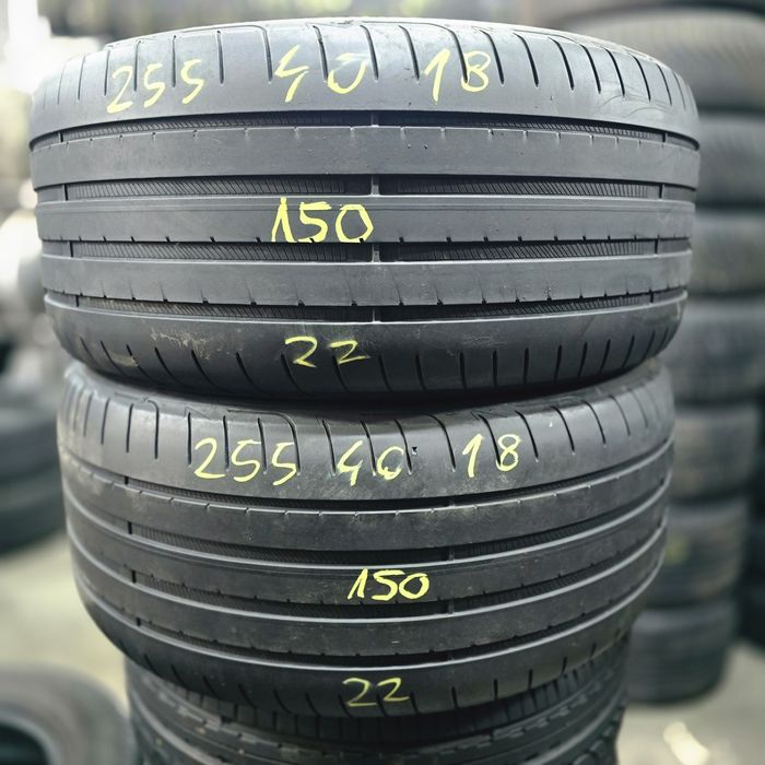 2x 255/40/18 VARA DUNLOP 2022 Stare excelentă