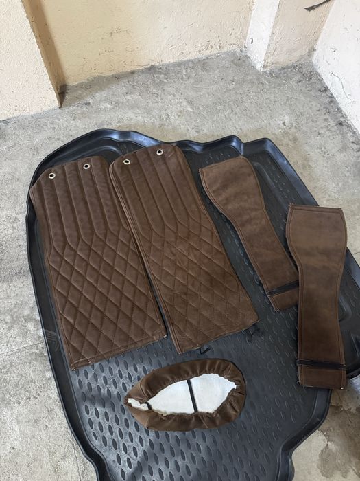 чехлы камри 55 коричневые