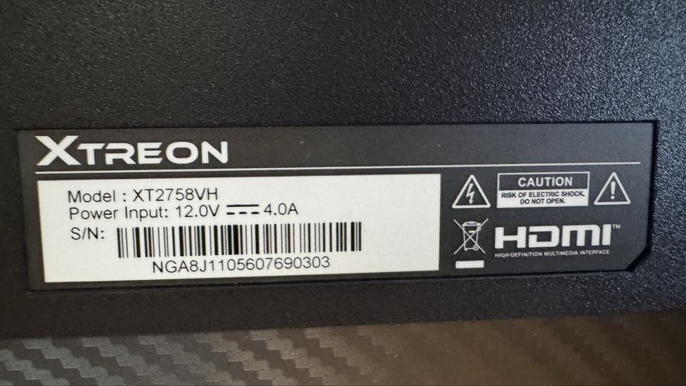 Монитор 27" XTREON XT2758VH 240Hz Full HD (Б/У)