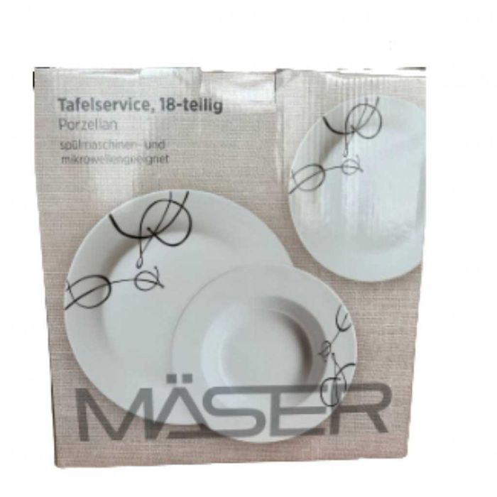 Изискан порцеланов сервиз за хранене, MÄSER