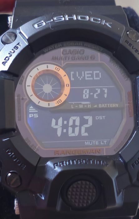 Casio Rangeman GW 9400BJ in cutie, model rar, varianta Black Panther pentru piata japoneza