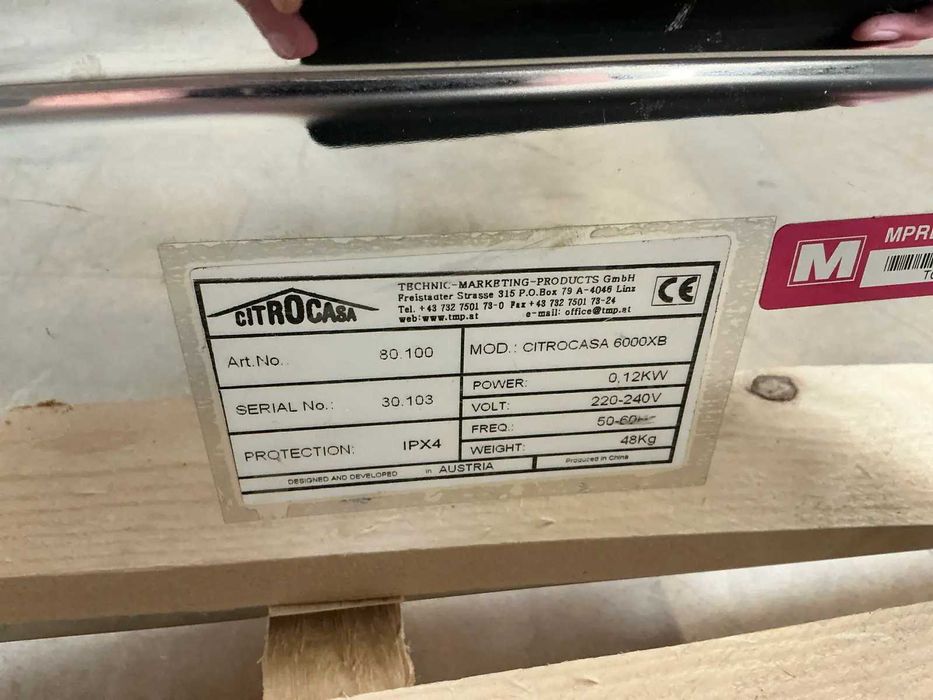 Storcator de citrice Citrocasa 6000 XB