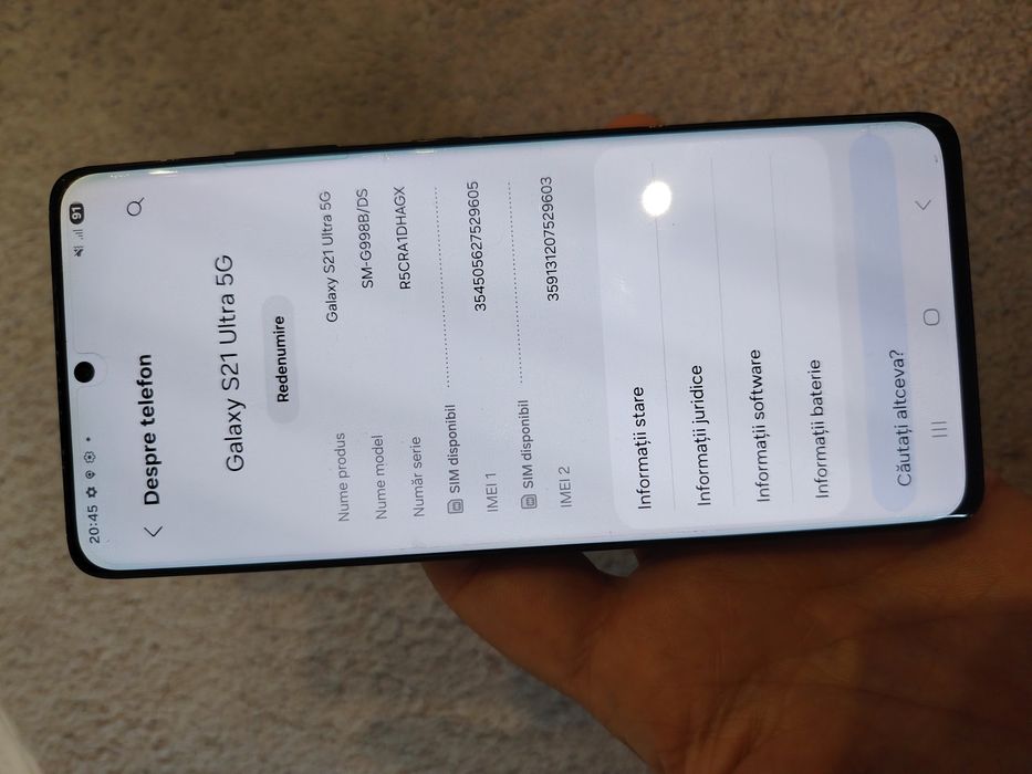 Samsung Galaxy S21 Ultra 128GB Display Original