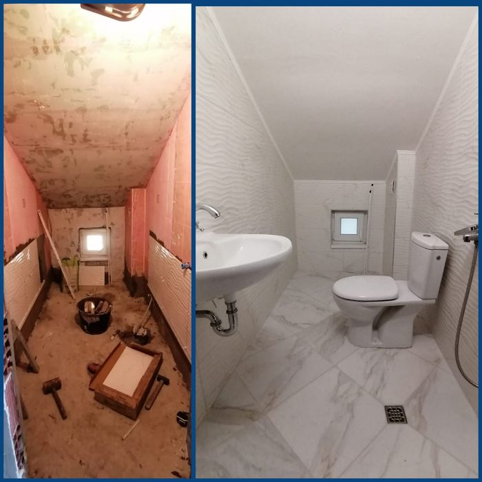 Ремонт на баня - цялостен , частичен.