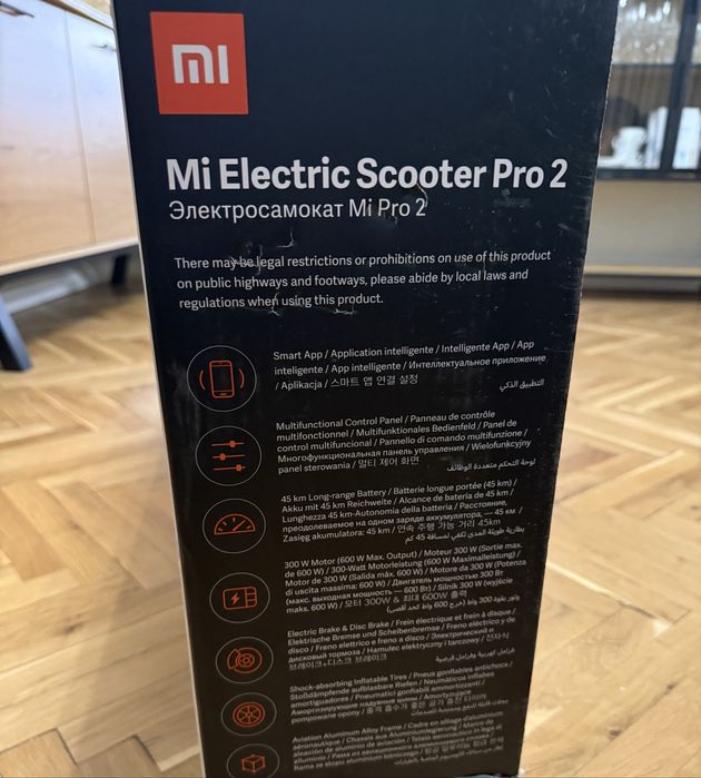 Xiaomi Mi Electric Scooter Pro 2 НОВА