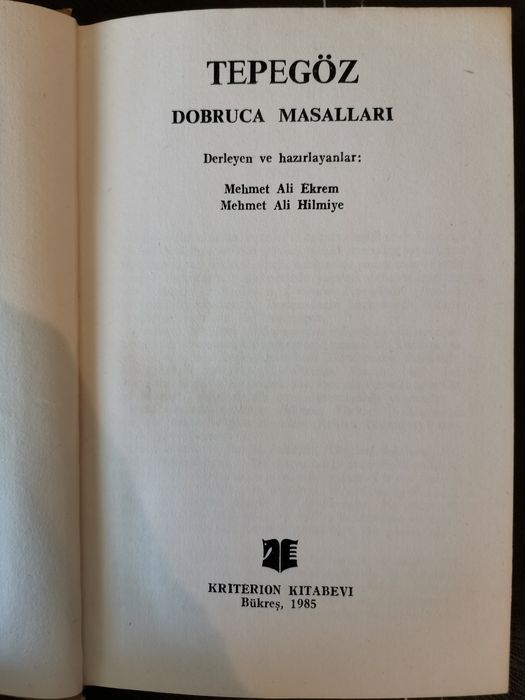 Tolstoi - Război și pace vol. 1, 2, 3 și Tepegöz: Dobruca masalları