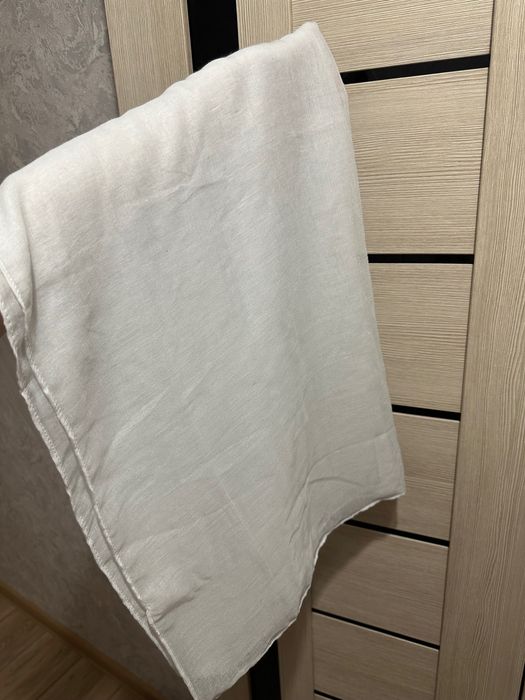 Платок женский белый хлопковый