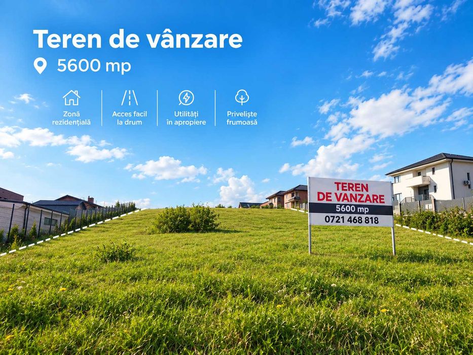 Teren intravilan de vanzare