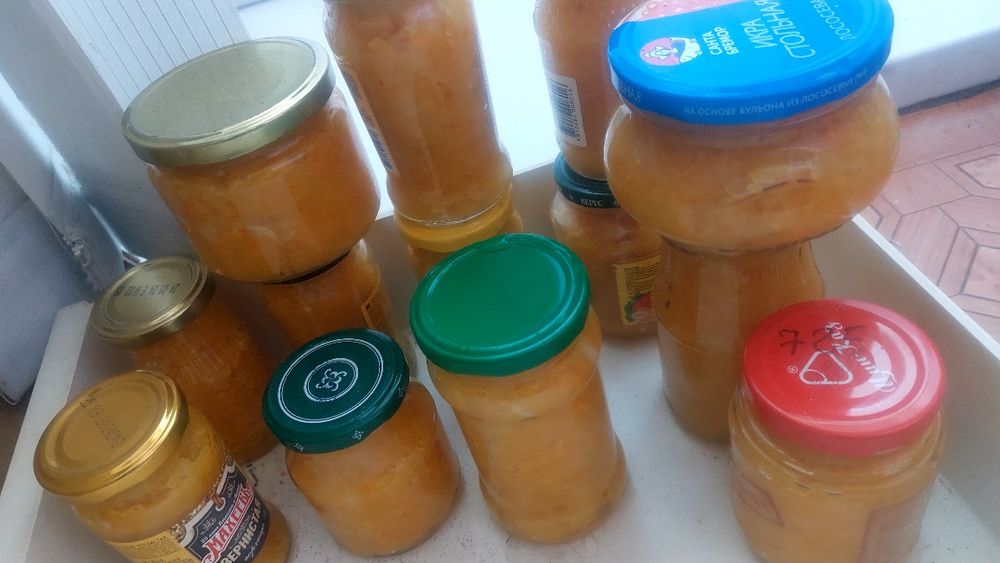 Свекольник, икра, салаты, кетчуп