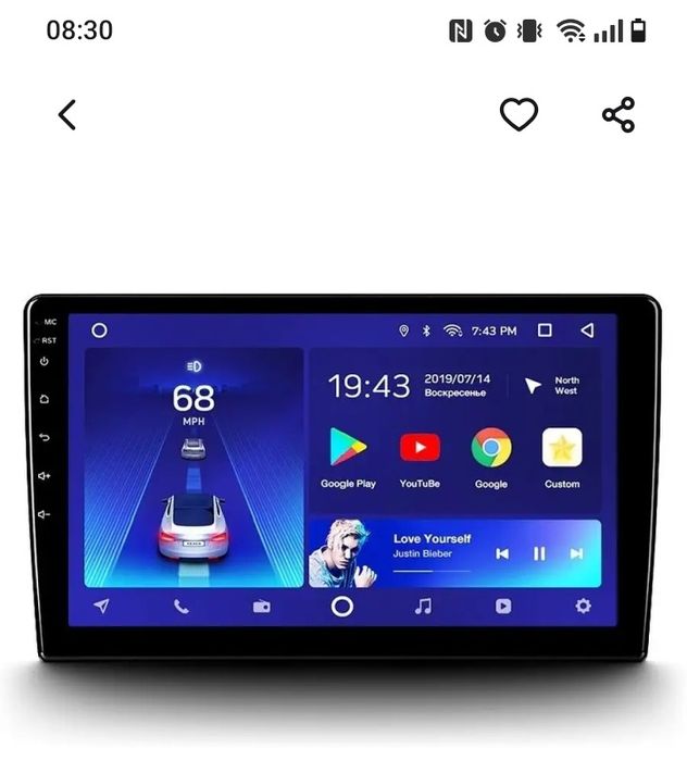 Teyes 1+16g автомагнитола