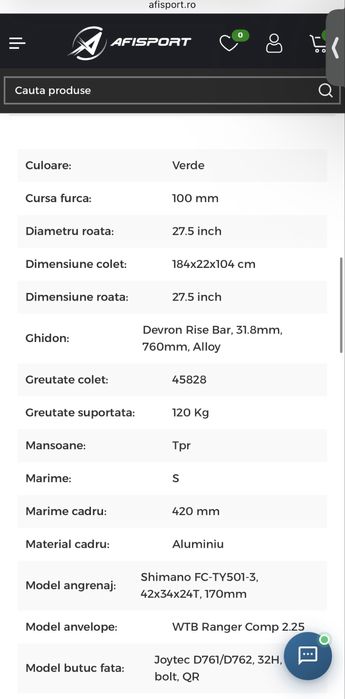 Bicicleta MTB 2023 Devron Riddle 1.7 verde 27,5 inch M