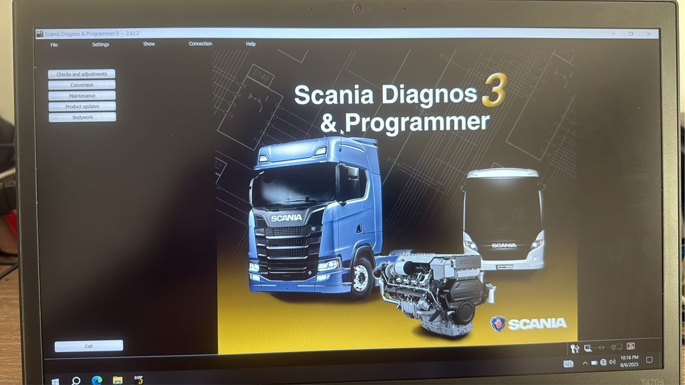 Tester/Diagnoza Scania VCI3+Laptop Dell 7480 cu SDP3+XCOM 2.54+MULTI
