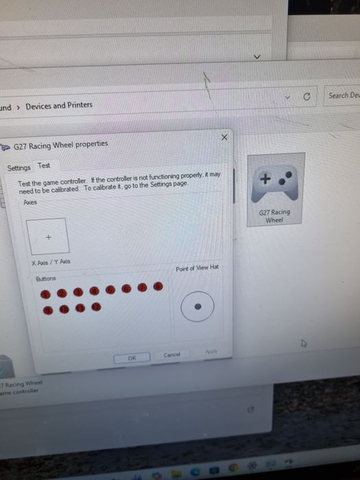 Volan g27 functional fără pedalier