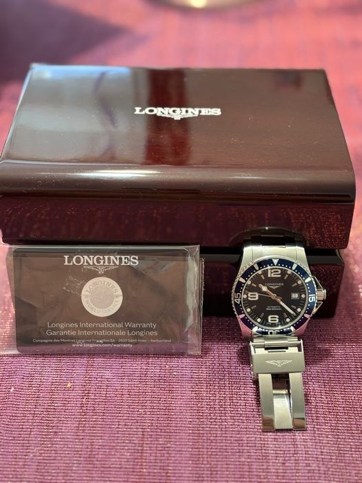 Longines HydroConquest 41, in garanție, full set acte cutie, stare 10/10