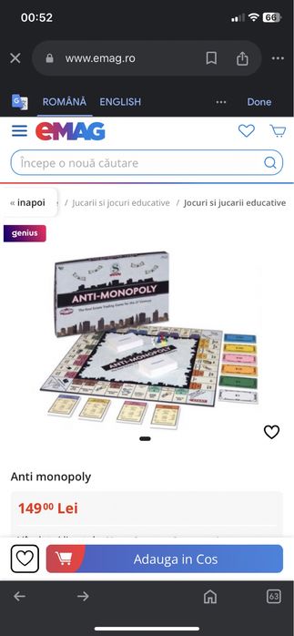 anti monopoly (joc de tabla)