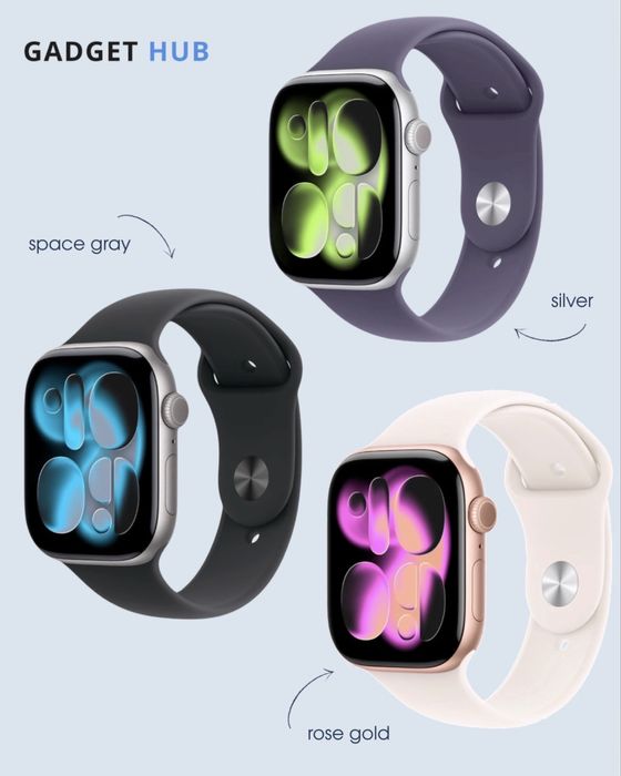 Apple Watch 11 series, 42-46mm, в наличии