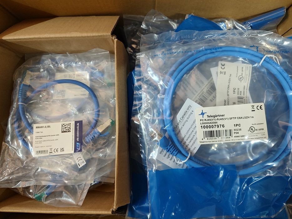 Маркови Patch  кабели Cat6 лот